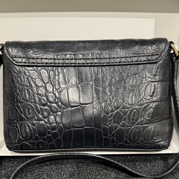 kate spade Black Croc-Embossed Crossbody with Gold Hardware - Picture 2 of 5